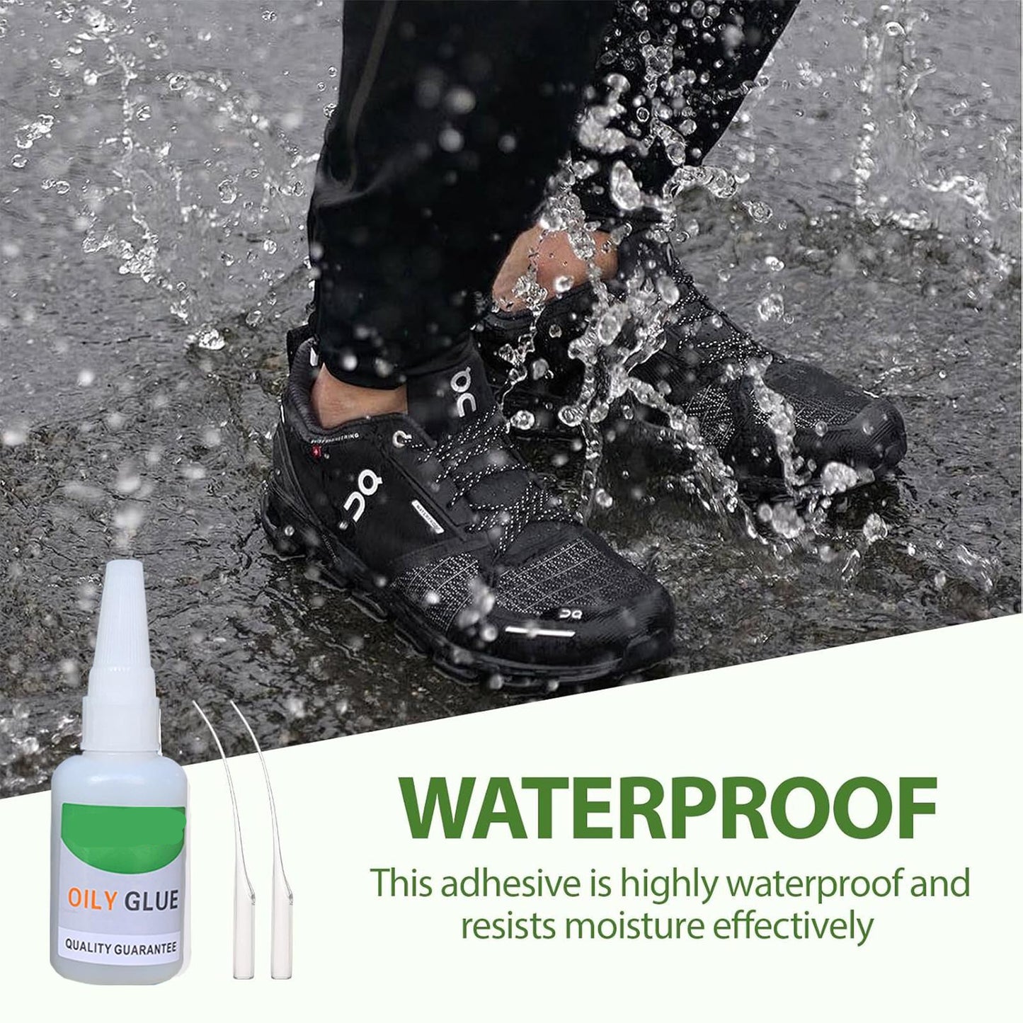 Upgrade to Large Capacity Welding High Strength Oily Glue,Universal Super Glue,Strong Plastic Glue Fast Repair and Curing for Metals, Plastics,with Anti Clog Cap,Strong Adhesive Waterproof Adhesive for Faux Leather,Metals,Wood,Plastics,Rubber.smartliving