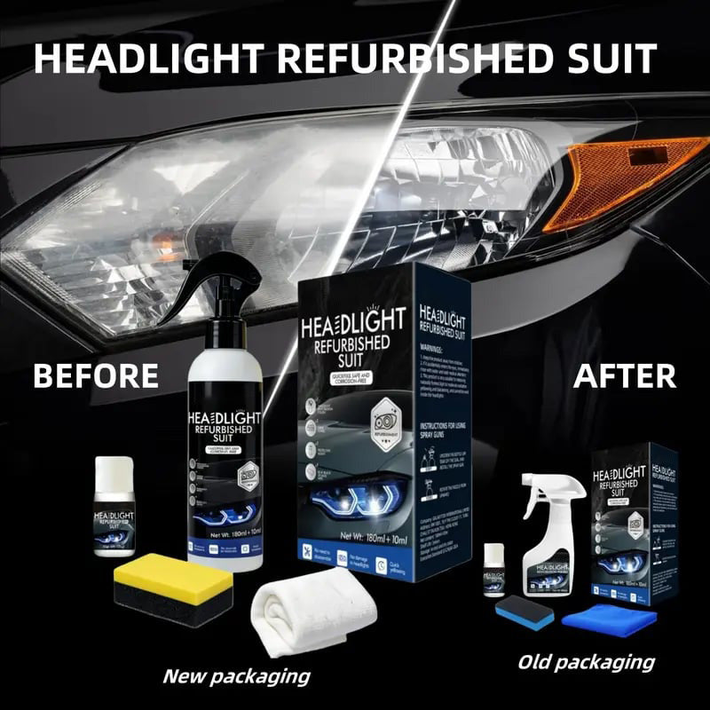 🚗 Automotive Headlamp Restoration Fluid Oxidized