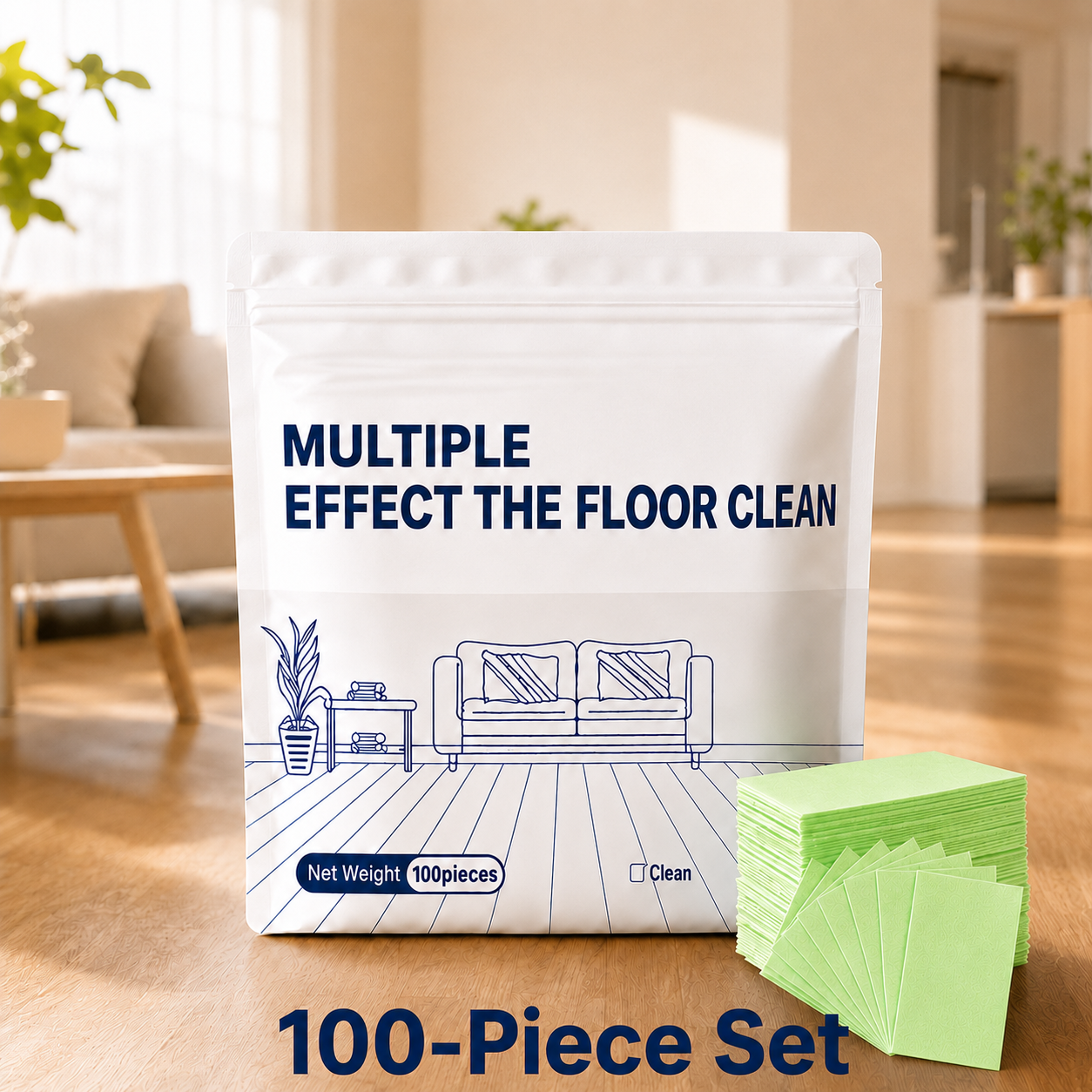 🔥Multi-Surface Floor Cleaning Tablets – Concentrated Cleaner for Hardwood, Tile, Laminate & More