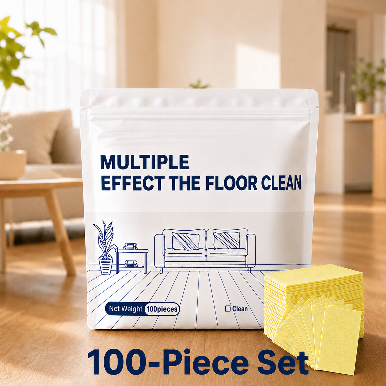 🔥Multi-Surface Floor Cleaning Tablets – Concentrated Cleaner for Hardwood, Tile, Laminate & More