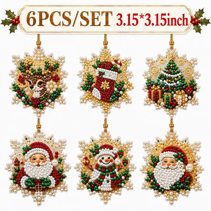 Christmas DIY Diamond Painting Ornaments Kit
