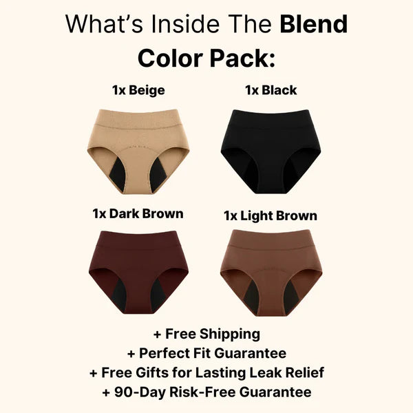 💖🌻Last Day 50% OFF|NATRAVOR® 100% Leak-Proof Underwear 4-pack