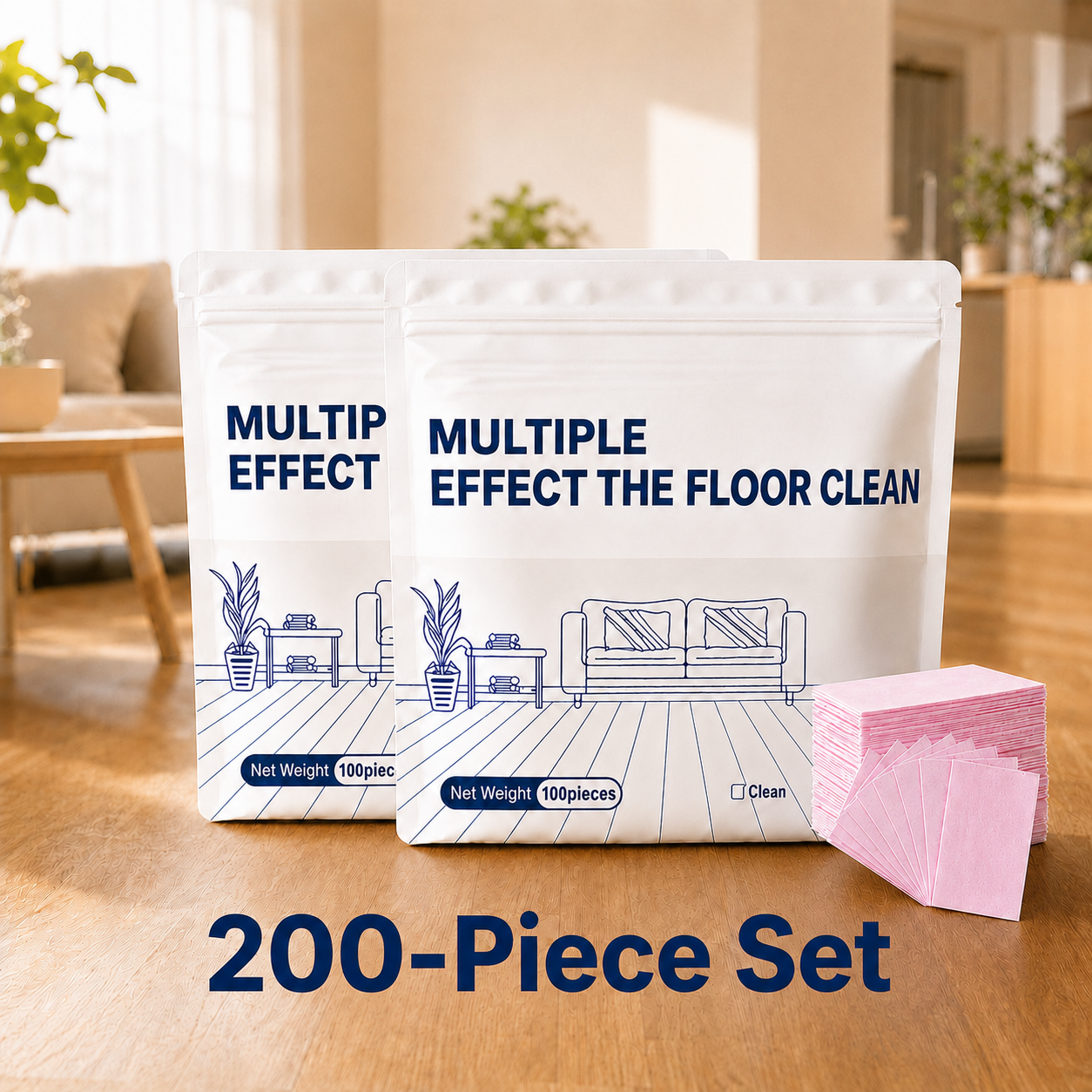 🔥Multi-Surface Floor Cleaning Tablets – Concentrated Cleaner for Hardwood, Tile, Laminate & More