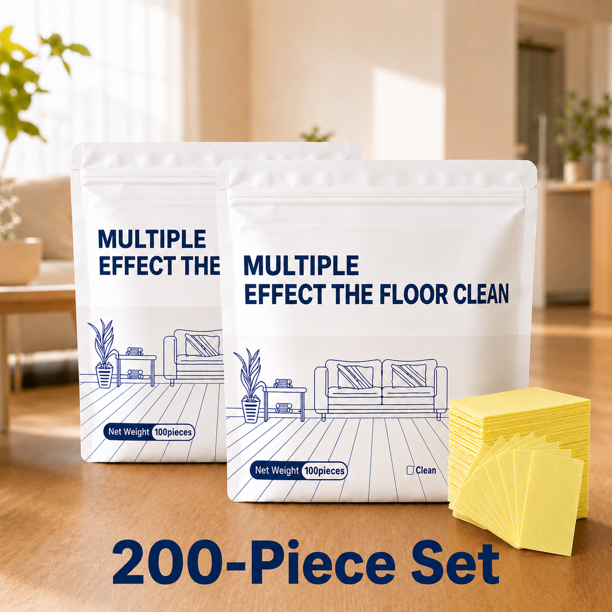🔥Multi-Surface Floor Cleaning Tablets – Concentrated Cleaner for Hardwood, Tile, Laminate & More