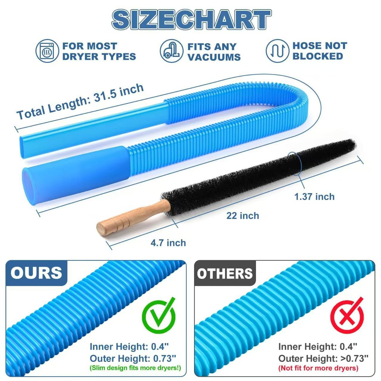 💥LAST DAY SALE 50% OFF💥Dryer Vent Cleaner Kit