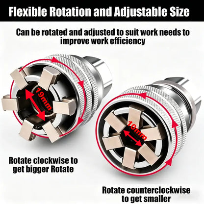 🔥 Universal Socket Wrench Tool – Adjustable Multi-Function Repair Tool🧰