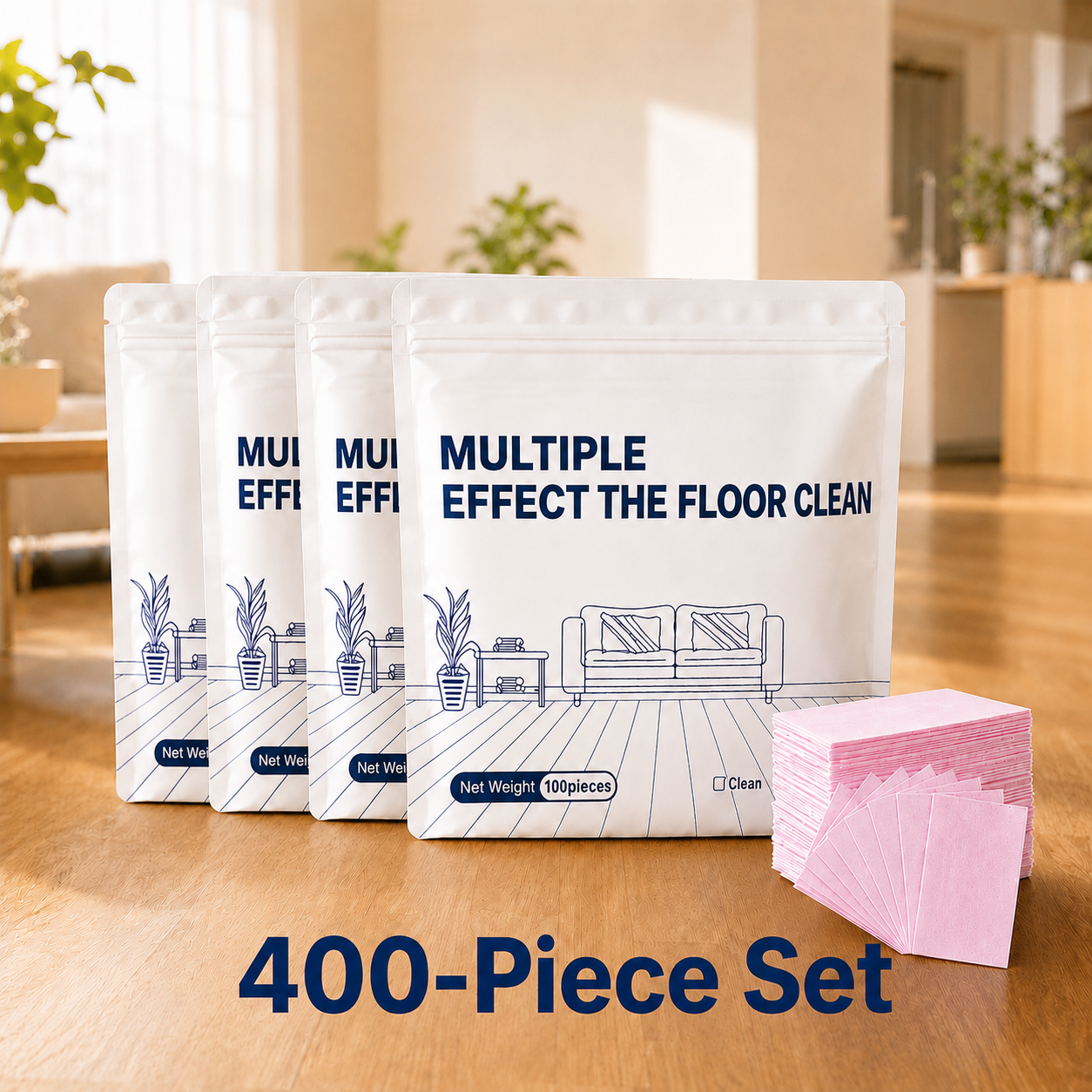 🔥Multi-Surface Floor Cleaning Tablets – Concentrated Cleaner for Hardwood, Tile, Laminate & More