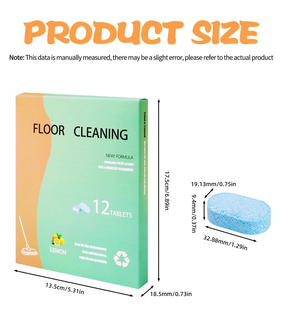 🔥LIMITED-TIME LAUNCH: 58% OFF🏡✨Fast-Drying Lemon Floor Cleaning Tablets
