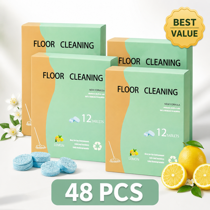 🔥LIMITED-TIME LAUNCH: 58% OFF🏡✨Fast-Drying Lemon Floor Cleaning Tablets