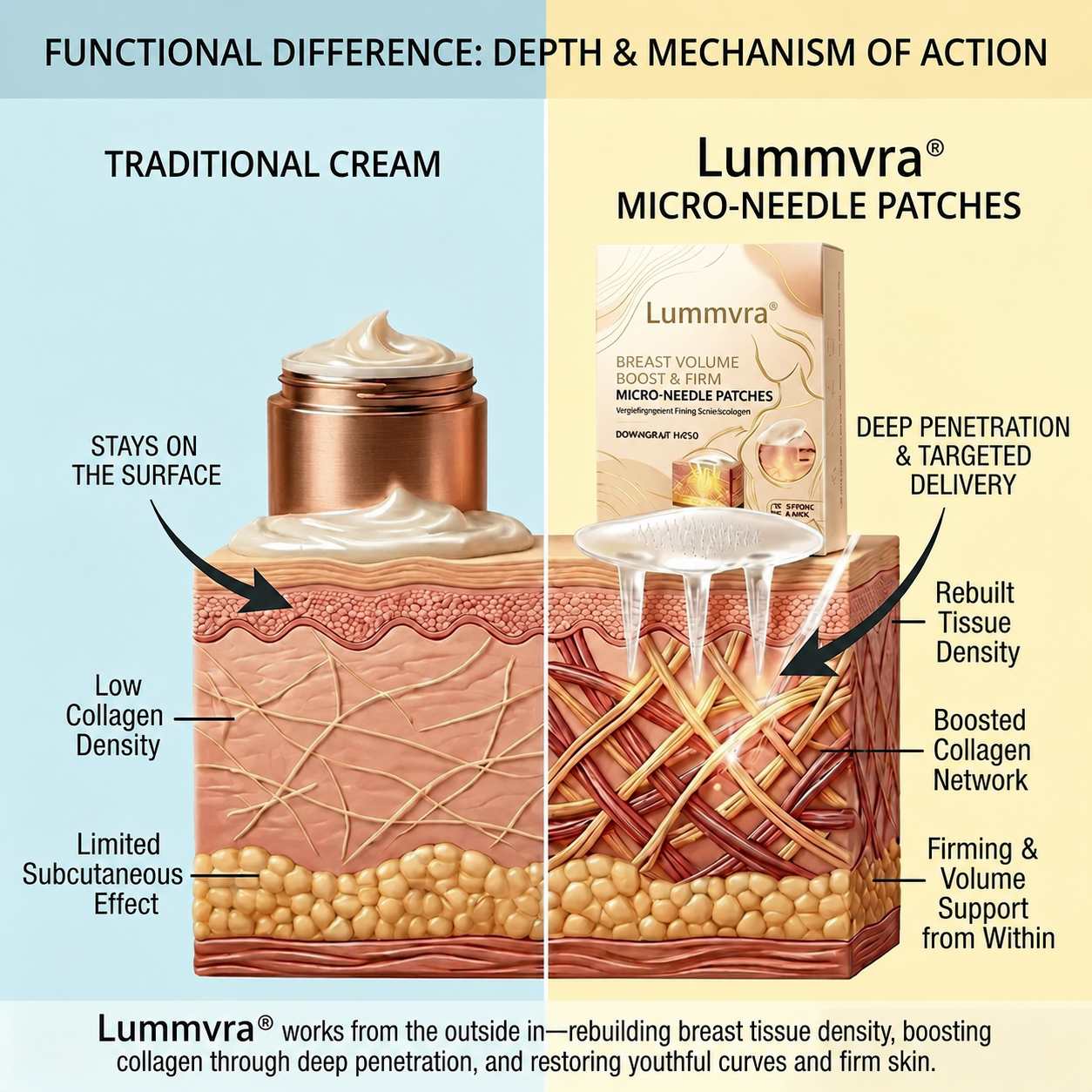 🔥Ends Tonight: 50% OFF🔥Lummvra® Targeted Breast Enhancement Advanced Nano Microneedle Patch