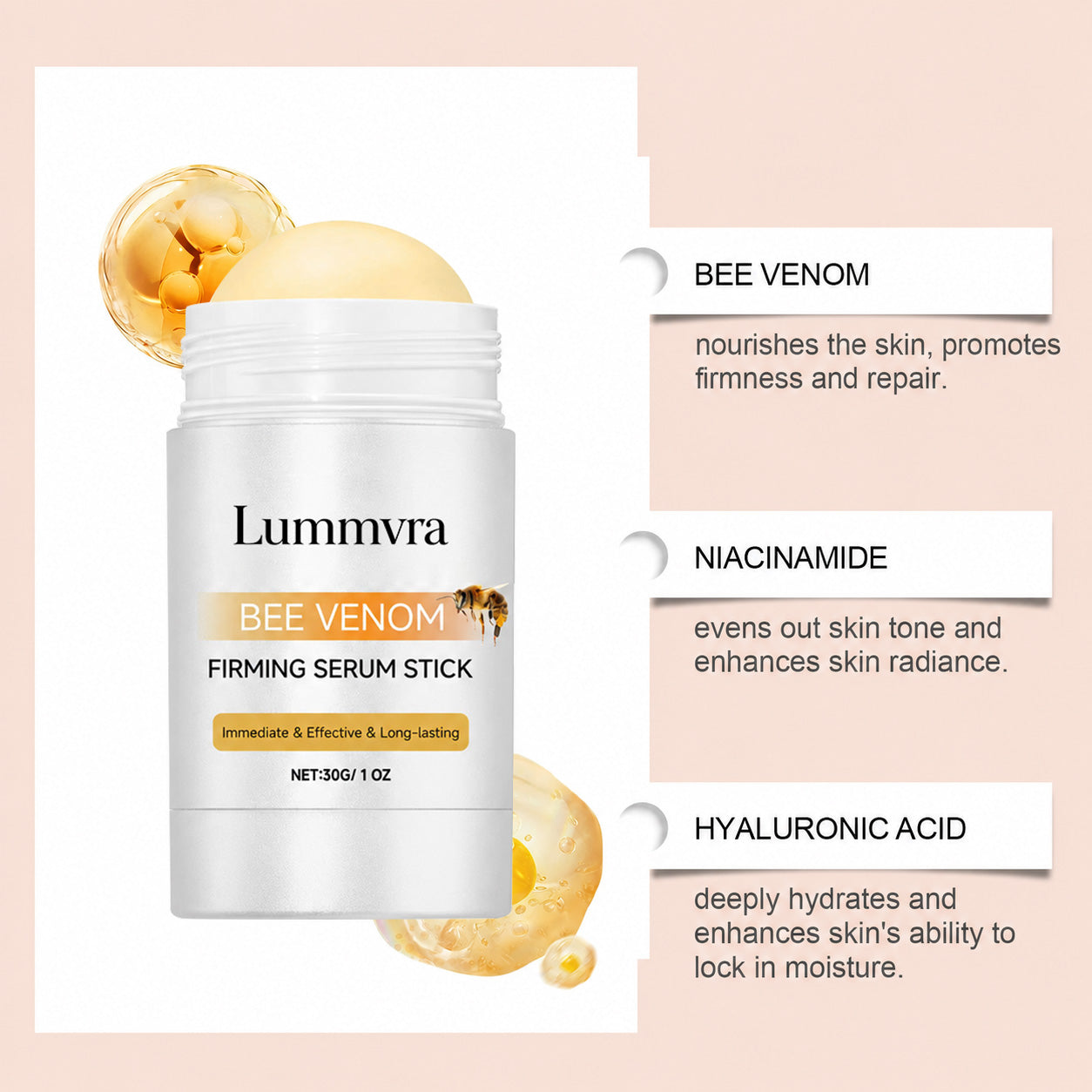 Lummvra Natural Propolis & Royal Jelly Cream | 24H Moisture & Skin Repair