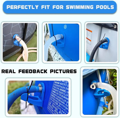 🔥Your pool pipes desperately need this! – Swimming Pool Pipe Bracket 🌊 | Pool Accessories & Hoses for Above-Ground Pools | Designed for Intex Pools – Prevents Pipe Sagging & Extends Hose Lifespan