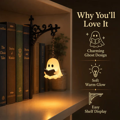 🔥 NEW FOR HALLOWEEN 2026 | 👻 Bookshelf Lantern Light – Cozy Halloween Décor for Book Lovers