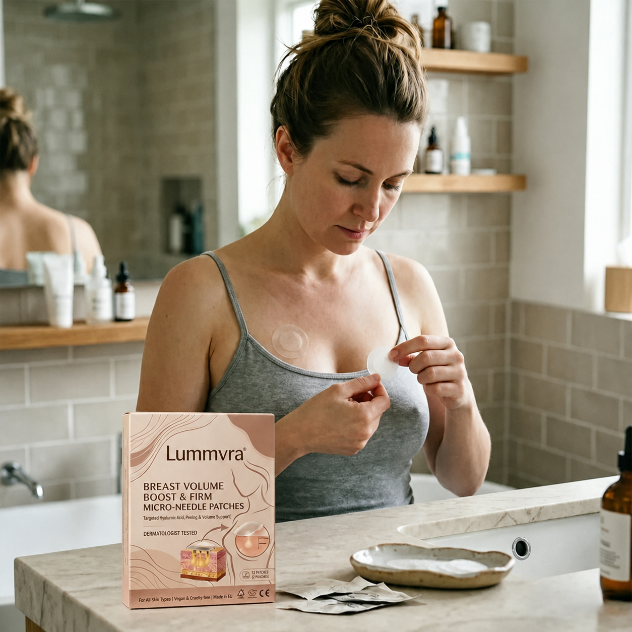 🔥Ends Tonight: 50% OFF🔥Lummvra® Targeted Breast Enhancement Advanced Nano Microneedle Patch