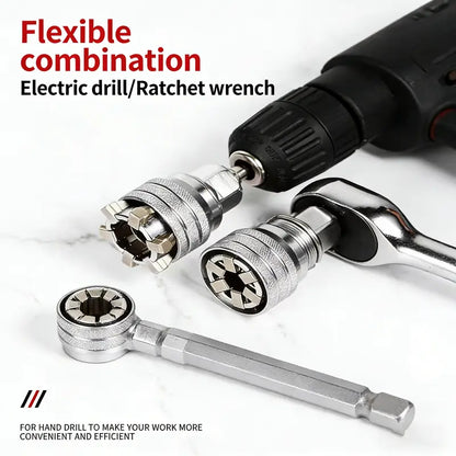 🔥 Universal Socket Wrench Tool – Adjustable Multi-Function Repair Tool🧰