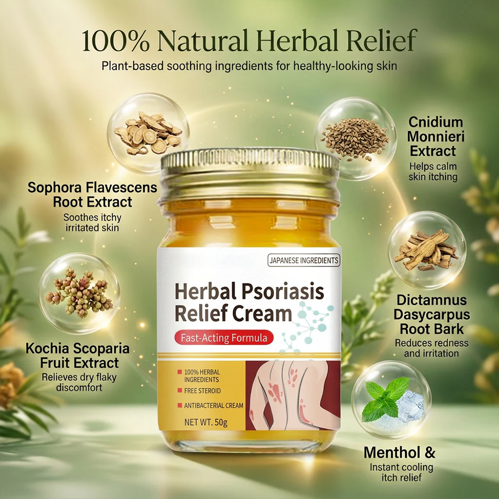 🌿Herbal Psoriasis & Eczema Relief Skin Cream