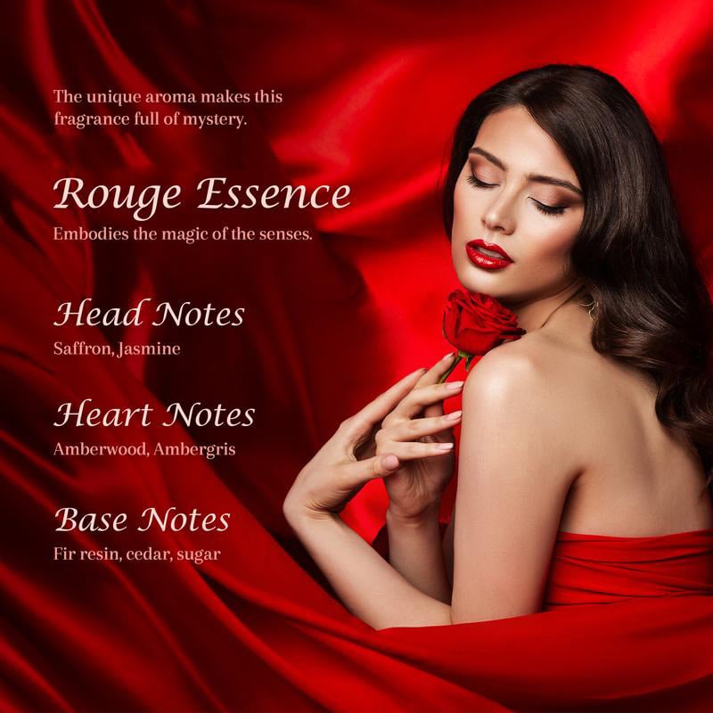 Rouge Essence Luxe Perfume - 12+ Hours Long-Lasting Fragrance