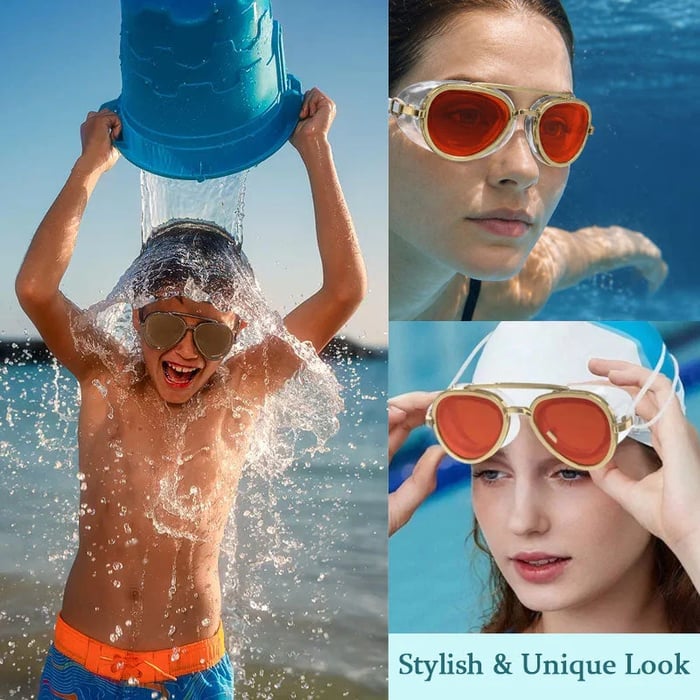 🔥Summer Pool Essentials!😎✨2-in-1 Swim Sunglasses Goggles