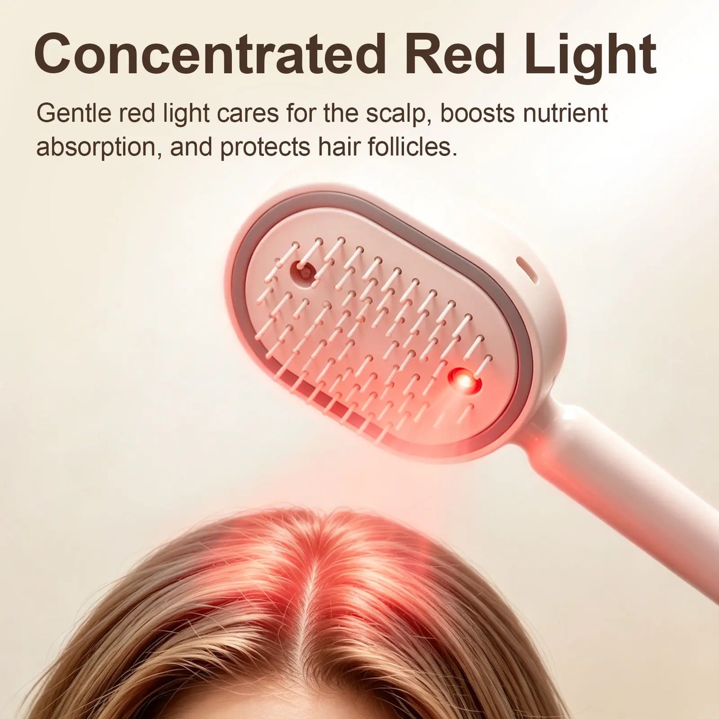 💥Electric Spray Air Cushion Massage Comb, Anti-Tangle Electric Hair Brush
