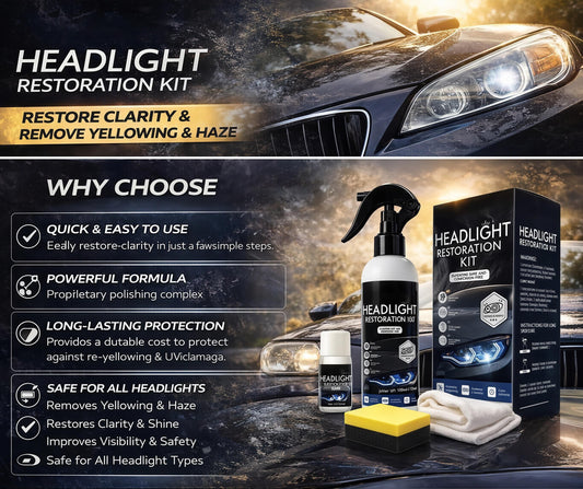 🚗 Automotive Headlamp Restoration Fluid Oxidized