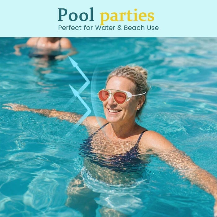 🔥Summer Pool Essentials!😎✨2-in-1 Swim Sunglasses Goggles