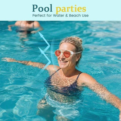 🔥Summer Pool Essentials!😎✨2-in-1 Swim Sunglasses Goggles