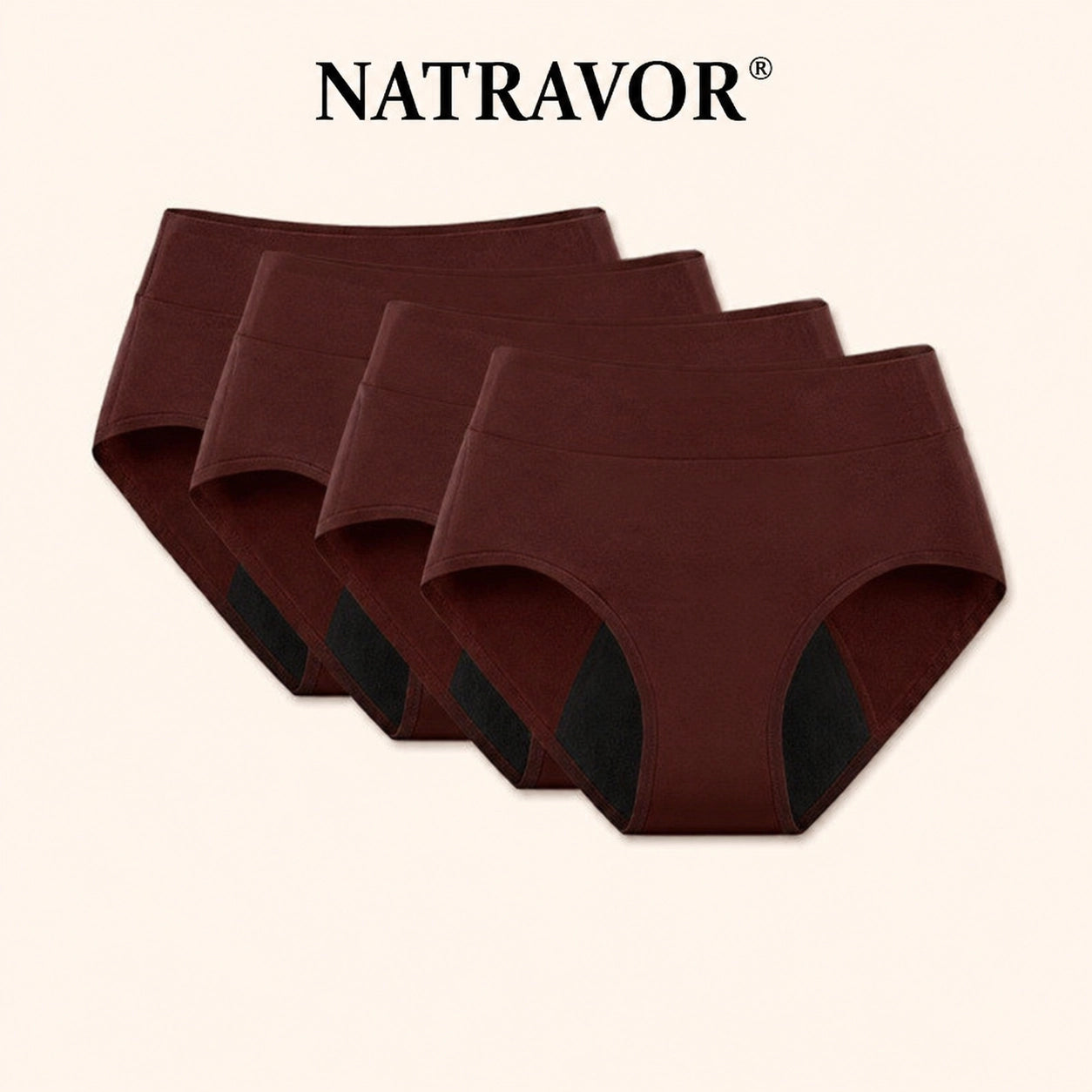 💖🌻Last Day 50% OFF|NATRAVOR® 100% Leak-Proof Underwear 4-pack