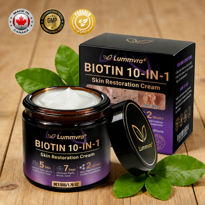 Made and Shipped from Canada ✨Lummvra® Biotin 10-in-1 Skin Restoration Cream