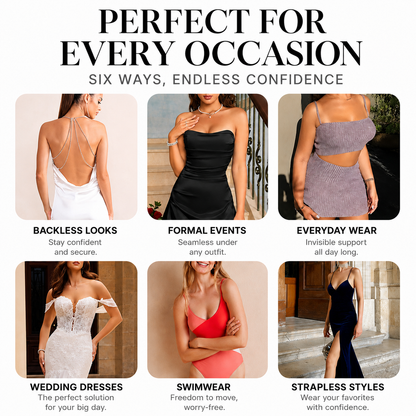🔥 LIMITED-TIME LAUNCH: 50% OFF — LUMMVRA Invisible Lift Inserts for Low-Cut Tops
