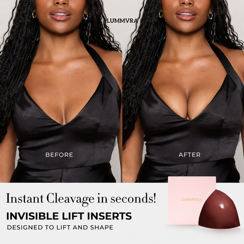 🔥 LIMITED-TIME LAUNCH: 50% OFF — LUMMVRA Invisible Lift Inserts for Low-Cut Tops