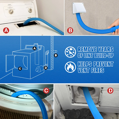 💥LAST DAY SALE 50% OFF💥Dryer Vent Cleaner Kit