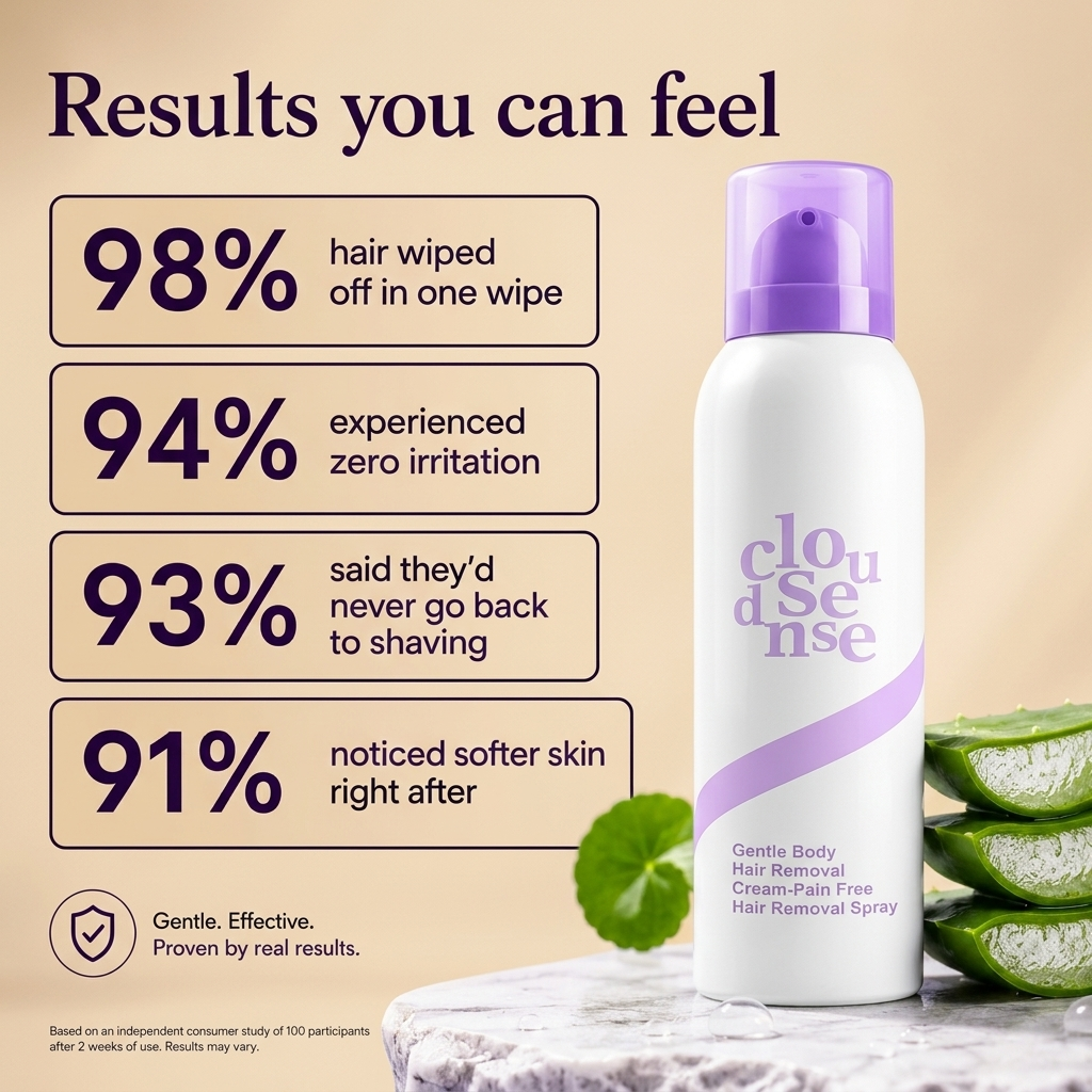 🔥 Pain-Free Smooth Hair Removal Mousse for Sensitive Skin