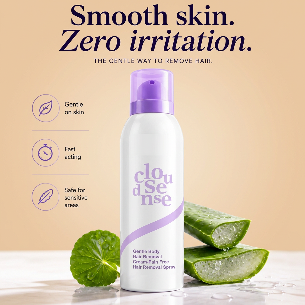 🔥 Pain-Free Smooth Hair Removal Mousse for Sensitive Skin