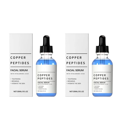GHK-Cu and Hyaluronic Acid Anti-Aging Facial Serum