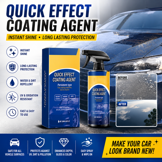 Summer Sale Ends Tonight Make Your Car Look Freshly Detailed — Without Expensive Waxing-Car Coating Spray – 7-in-1 Ceramic Shield | UV Protection & Hydrophobic Layer | 90-Day Money-Back Guarantee
