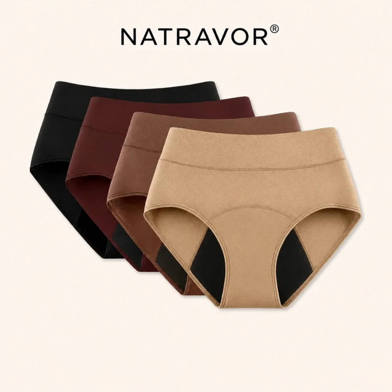 💖🌻Last Day 50% OFF|NATRAVOR® 100% Leak-Proof Underwear 4-pack