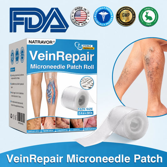 🏙️NATRAVOR® VeinRepair Microneedle Patch Roll⚡Instant Relief, Long-Term Results