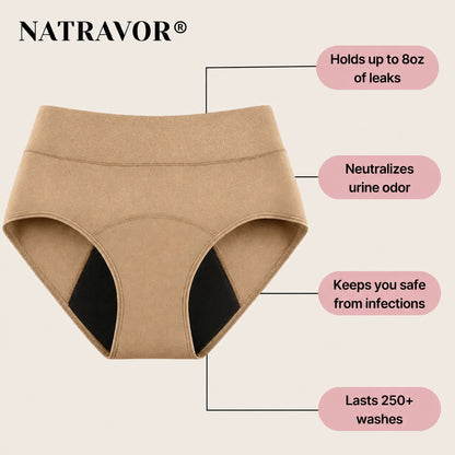 💖🌻Last Day 50% OFF|NATRAVOR® 100% Leak-Proof Underwear 4-pack