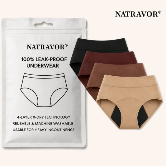 💖🌻Last Day 50% OFF|NATRAVOR® 100% Leak-Proof Underwear 4-pack