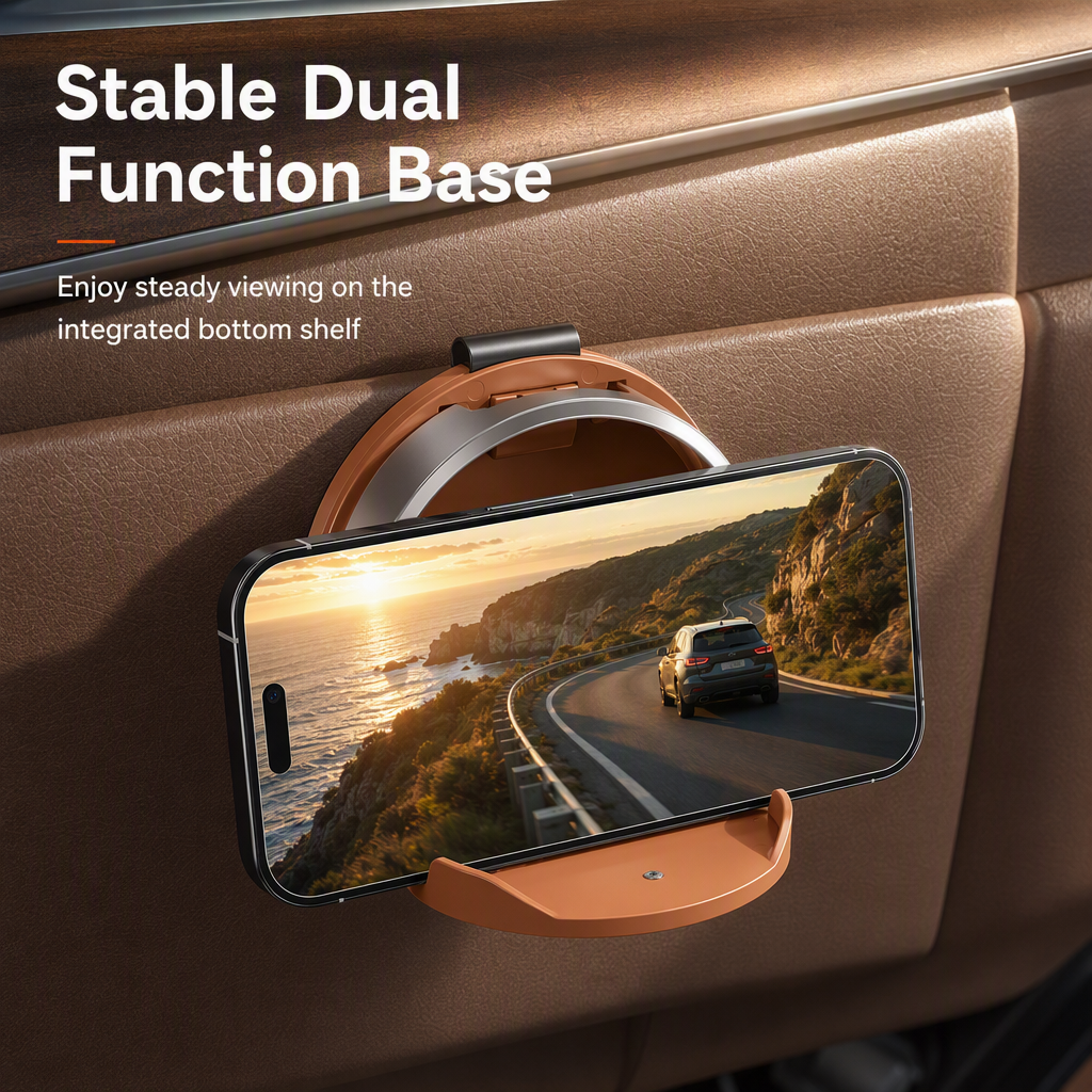 Universal Foldable Car Cup Holder with Hook